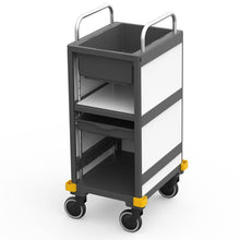 VERMOP Equipe minibar liten relansering gul, 46 x 56 x 112 cm