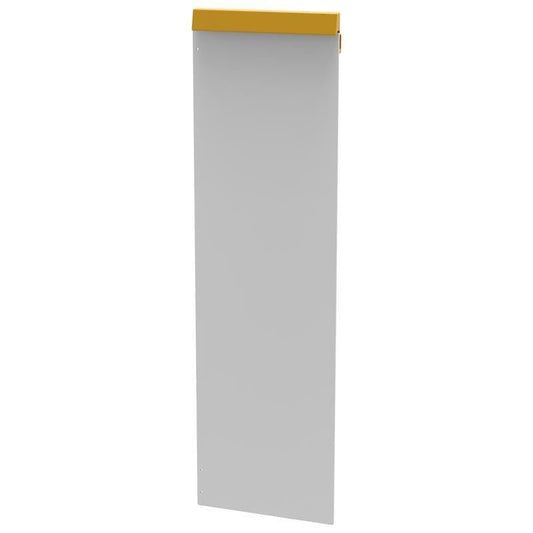 VERMOP dörr L smal + handtag. Plat. Whi.