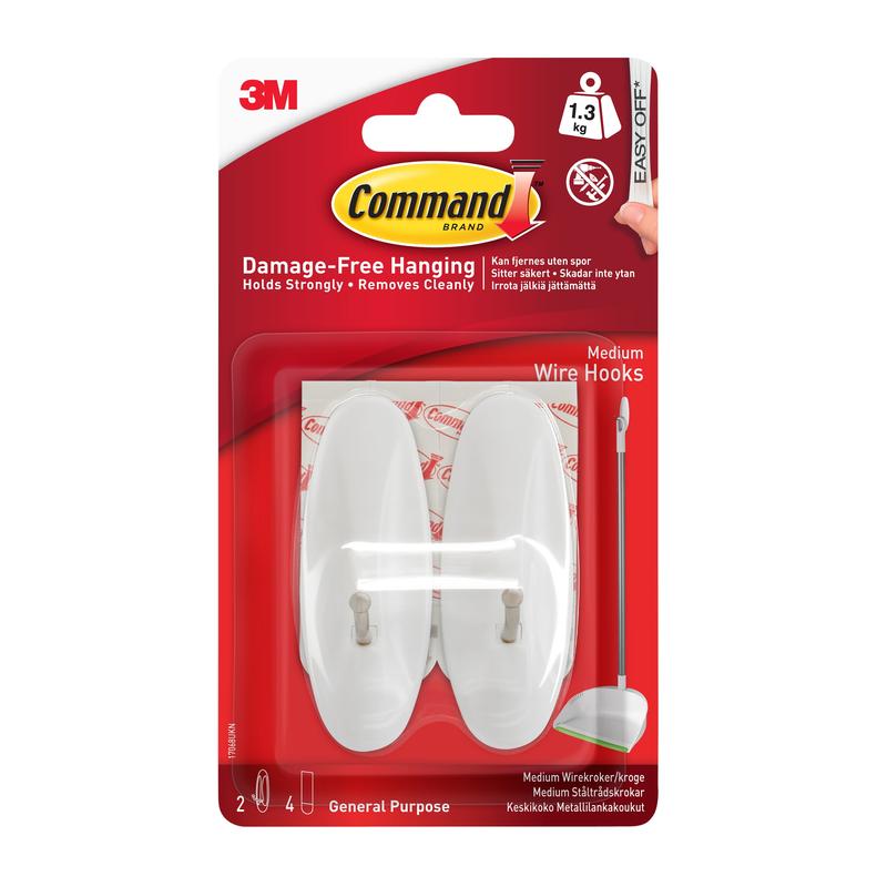 3M™ Command™ Medium Hooks - Förvaring och organisation