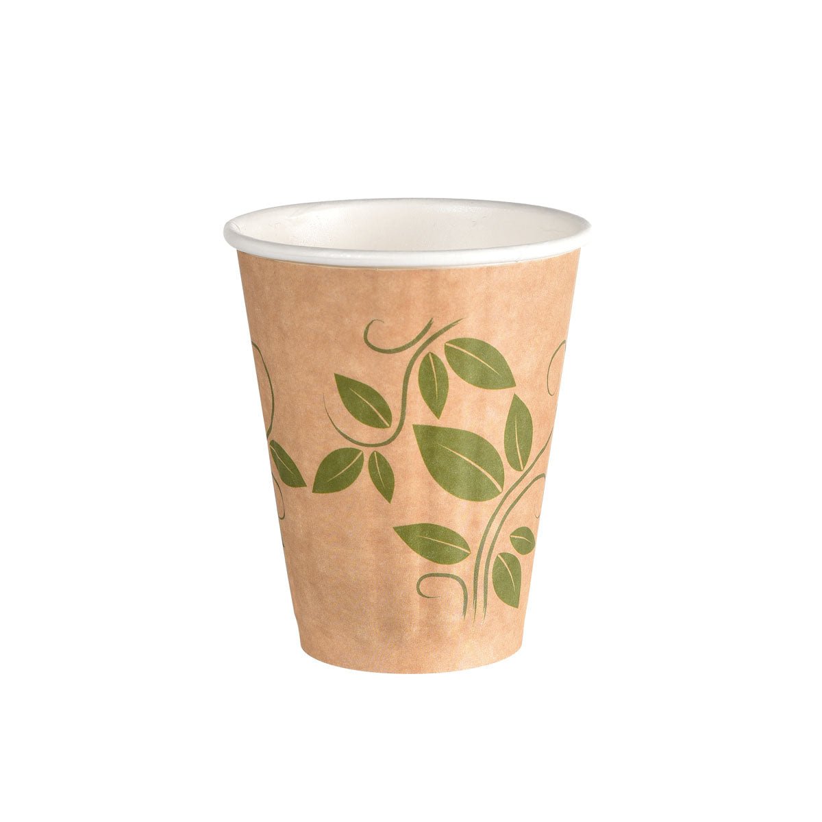 Den dubbelväggiga termomuggen "Deli-Schale Crystal" från Duni GmbH är en genomskinlig mugg med dubbelväggsisolering, avbildad på en enkel vit bakgrund - idealisk för att hålla drycker varma eller kalla länge.