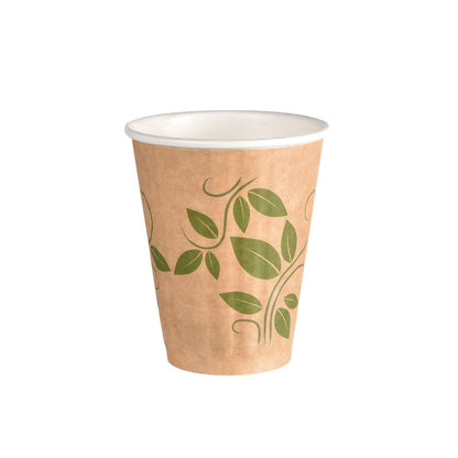 Den dubbelväggiga termomuggen "Deli-Schale Crystal" från Duni GmbH är en genomskinlig mugg med dubbelväggsisolering, avbildad på en enkel vit bakgrund - idealisk för att hålla drycker varma eller kalla länge.