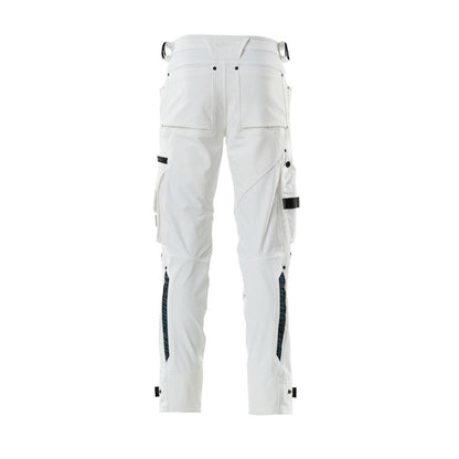 Byxor med knäfickor av Dyneema, stretchbyxor, vit