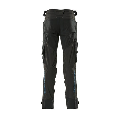 Byxor med knäfickor av Dyneema, stretchbyxor, svarta