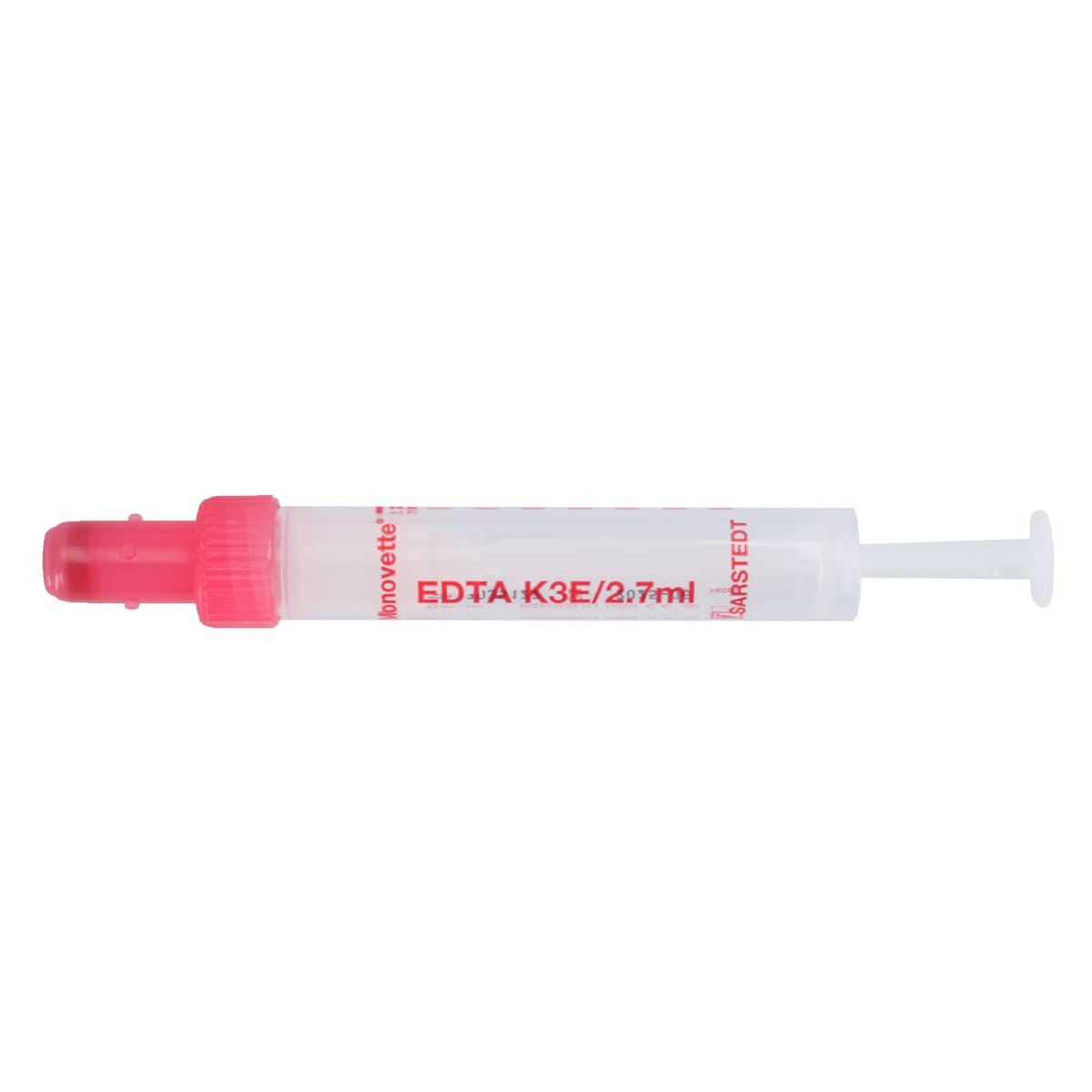 S-Monovettes, med pappersetikett, violett lock, 2,7 ml hematologisk kalium/EDTA | Förpackning (500 stycken)