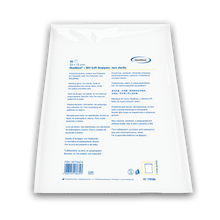 MaiMed tvätthandske mjuka nubbar, icke-steril vit, tillverkad av fleece, 50 st/polypåse | Förpackning (50 stycken)