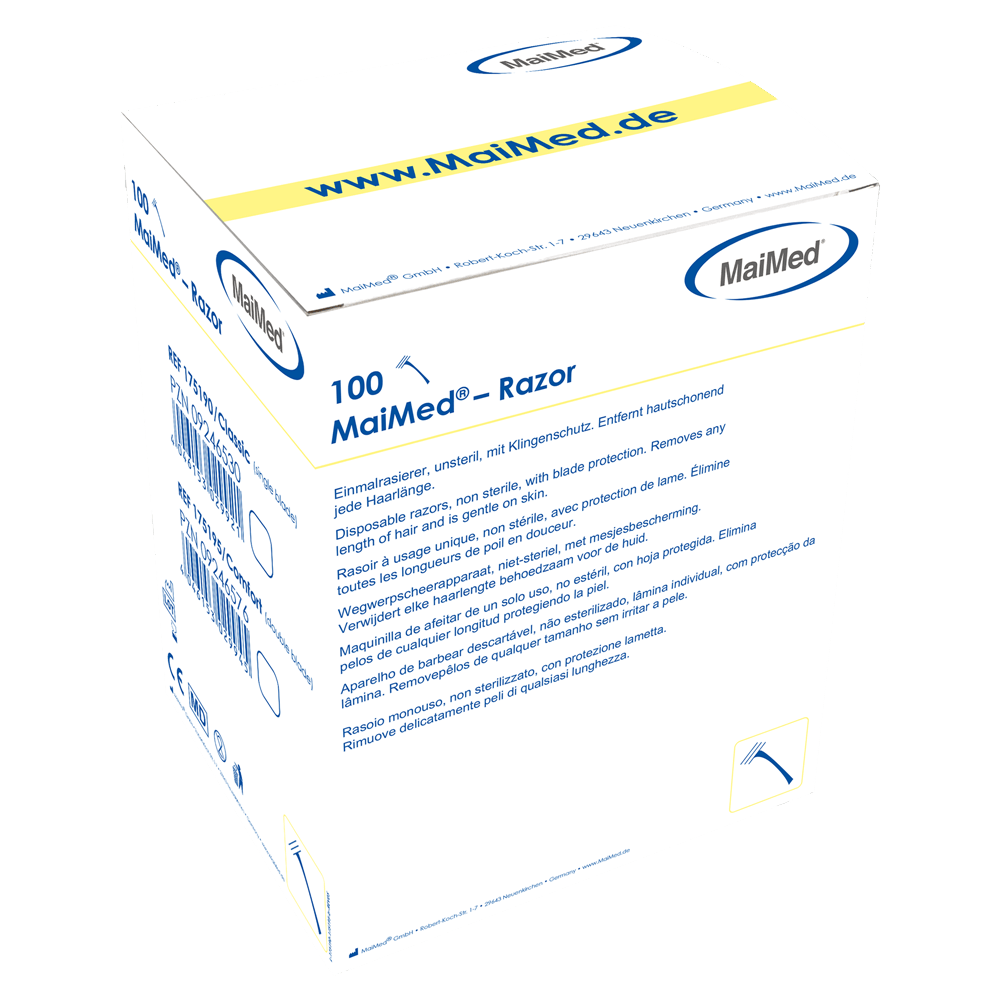 MaiMed - Razor Classic engångshyvel, icke-steril, 100 st/kartong. | Box (100 stycken)