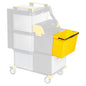 VERMOP Box 12 L gul för upphängning, 39 x 18 x 26 cm | 1 styck 