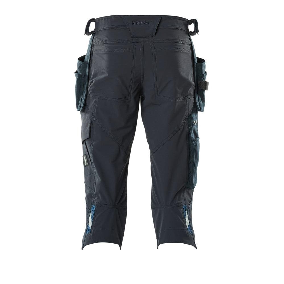 Trekvarts byxor, hängfickor, stretch craftsman trekvarts byxor