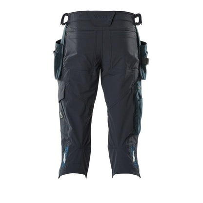 Trekvarts byxor, hängfickor, stretch craftsman trekvarts byxor