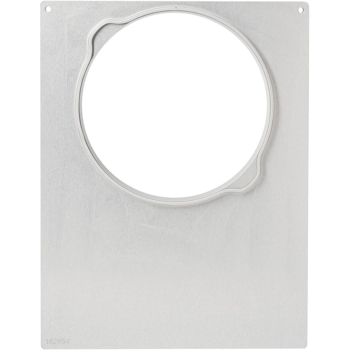 Die Kassette DF15/25 von Duni GmbH ist eine rechteckige Platte aus gebürstetem Metall mit einem großen runden Ausschnitt und zwei kleinen oberen Löchern. Sie passt zu den Systemen DF Pearl M1 990ml, M2 525/350ml (nur der äußere Rand ist abgedichtet). Packung mit 1 Stück.