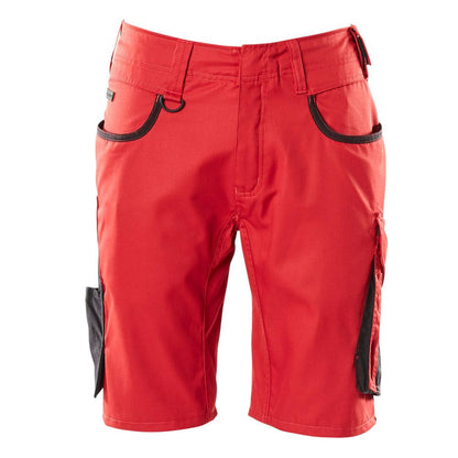 Shorts, lätta shorts, röd/svart