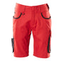 Shorts, lätta shorts, röd/svart