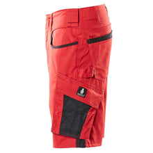 Shorts, lätta shorts, röd/svart