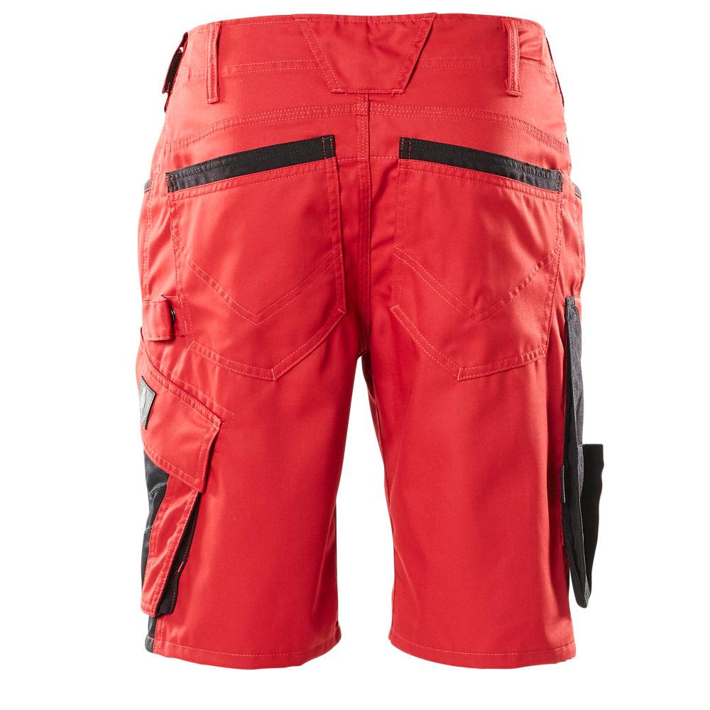 Shorts, lätta shorts, röd/svart