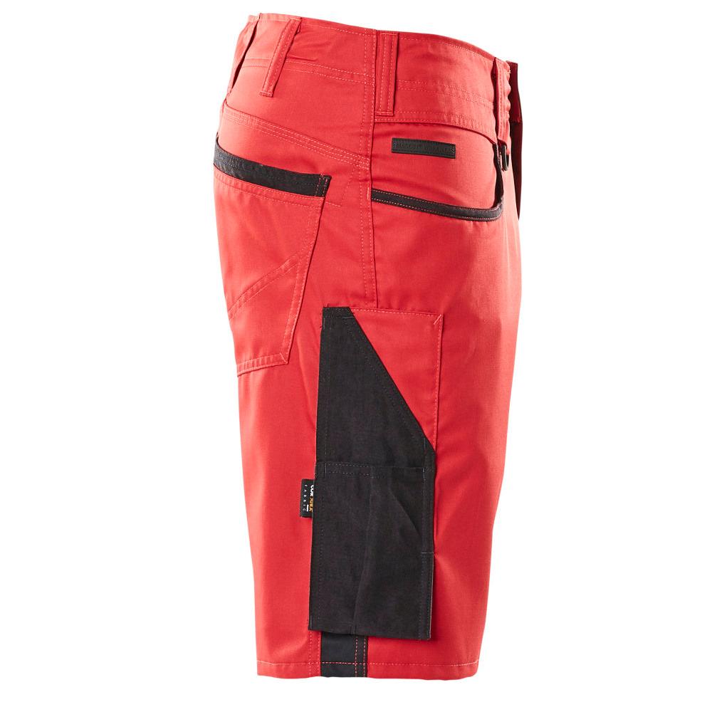 Shorts, lätta shorts, röd/svart