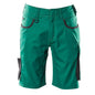 Shorts, lätta shorts, grön/svart
