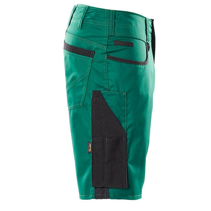 Shorts, lätta shorts, grön/svart