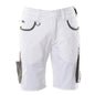 Shorts, lätta shorts, vit/mörk antracit