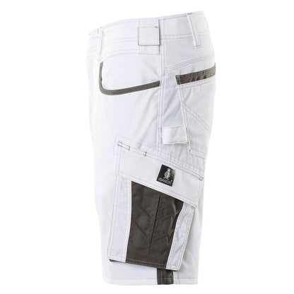 Shorts, lätta shorts, vit/mörk antracit