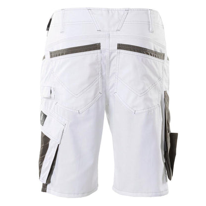 Shorts, lätta shorts, vit/mörk antracit