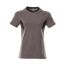 T-shirt, dam T-shirt, mörk antracit/svart