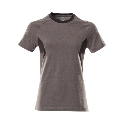 T-shirt, dam T-shirt, mörk antracit/svart