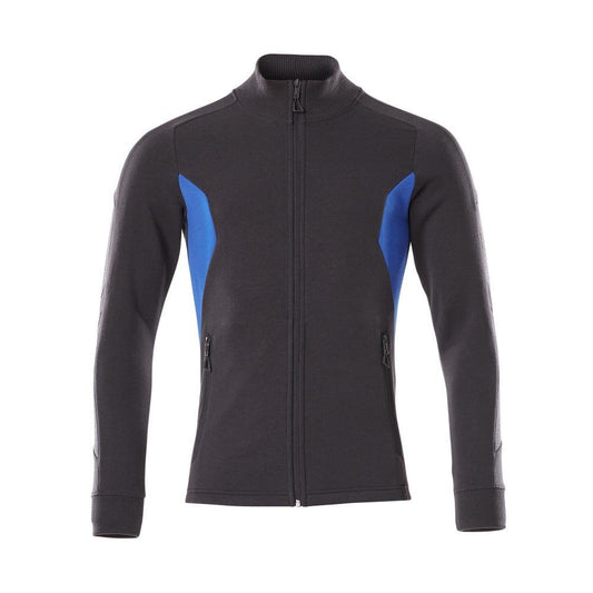 Sweatshirt med dragkedja, modern passform med dragkedja