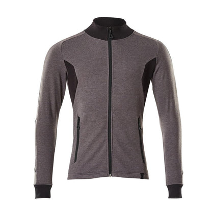 Sweatshirt med dragkedja, modern passform med dragkedja