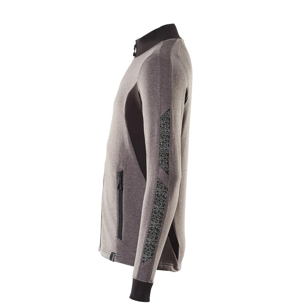 Sweatshirt med dragkedja, modern passform med dragkedja