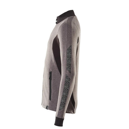 Sweatshirt med dragkedja, modern passform med dragkedja