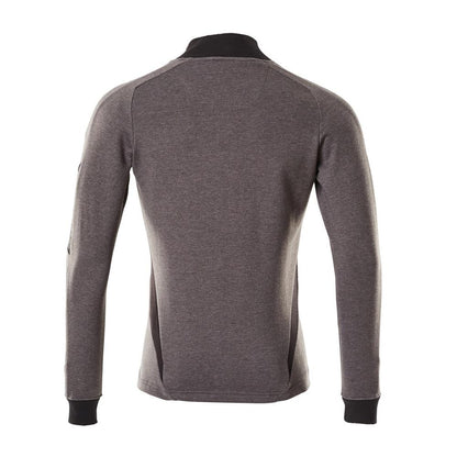 Sweatshirt med dragkedja, modern passform med dragkedja