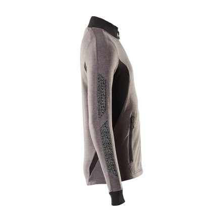 Sweatshirt med dragkedja, modern passform med dragkedja