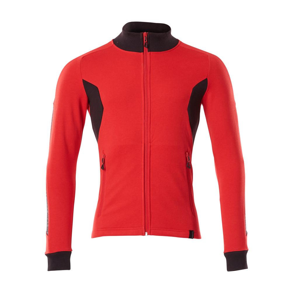 Sweatshirt med dragkedja, modern passform med dragkedja