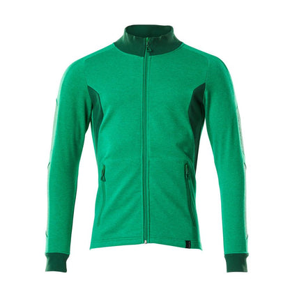 Sweatshirt med dragkedja, modern passform med dragkedja