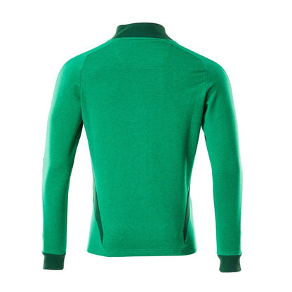 Sweatshirt med dragkedja, modern passform med dragkedja