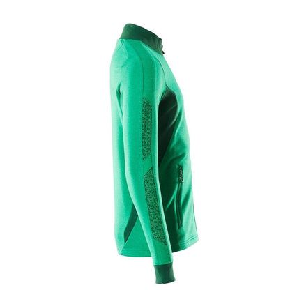 Sweatshirt med dragkedja, modern passform med dragkedja