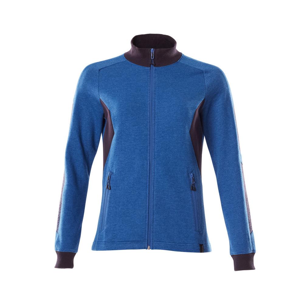 Sweatshirt med dragkedja, damtröja med dragkedja