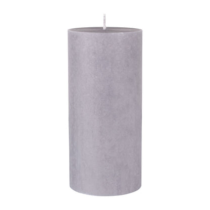 Duni GmbH:s blockljus, 100% stearin (150 x 70 mm, ca. 50h), är ett högt grått cylindriskt ljus med en enda veke i mitten - idealiskt för dem som söker miljövänliga ljus.