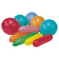 De PAPSTAR färgglada ballonger, olika former, festdekoration (20 stycken, PAPSTAR GmbH) är runda och ovala ballonger i färgerna röd, blå, orange, grön, gul och rosa - idealiska för en livlig festdekoration.