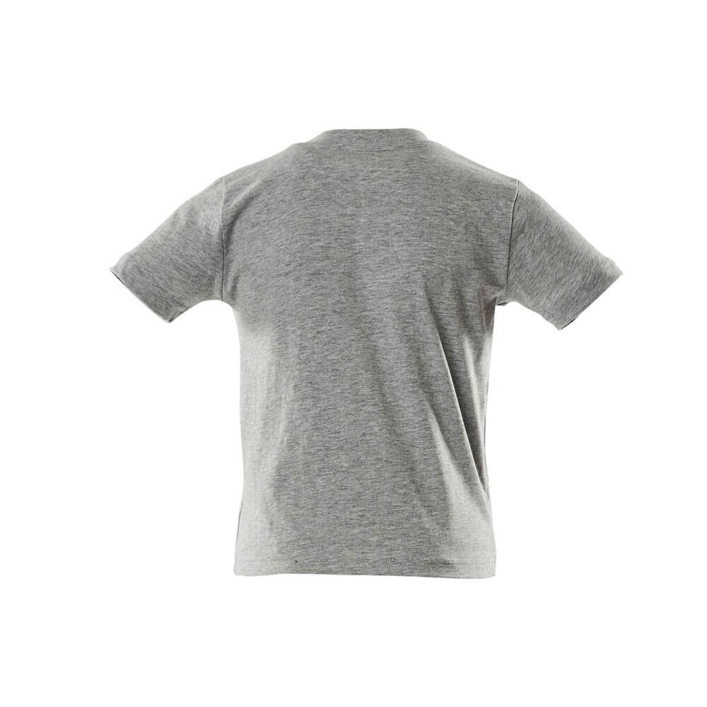 T-shirt för barn, med tryck T-shirt för barn, grå melerad