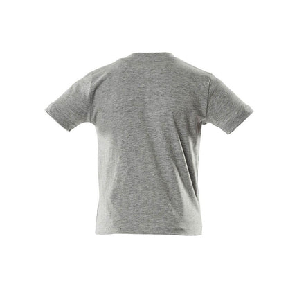 T-shirt för barn, med tryck T-shirt för barn, grå melerad