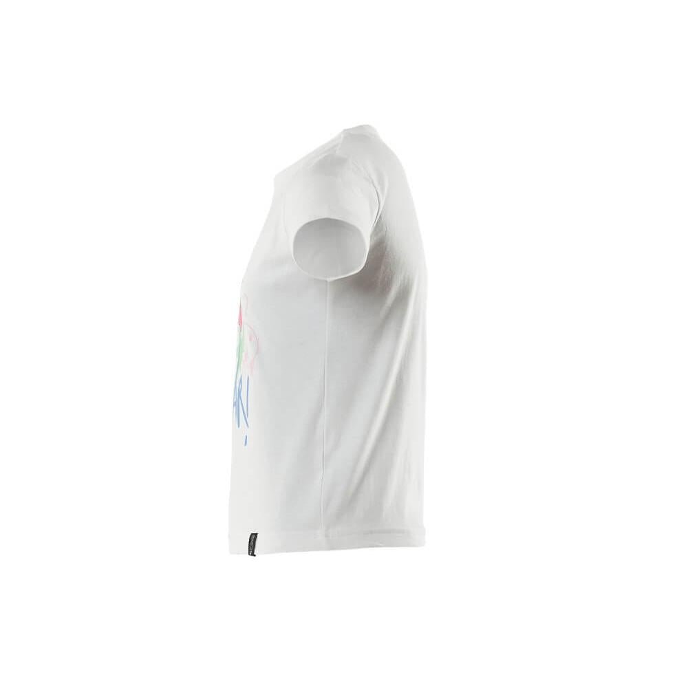 T-shirt för barn, med tryck T-shirt för barn, vit
