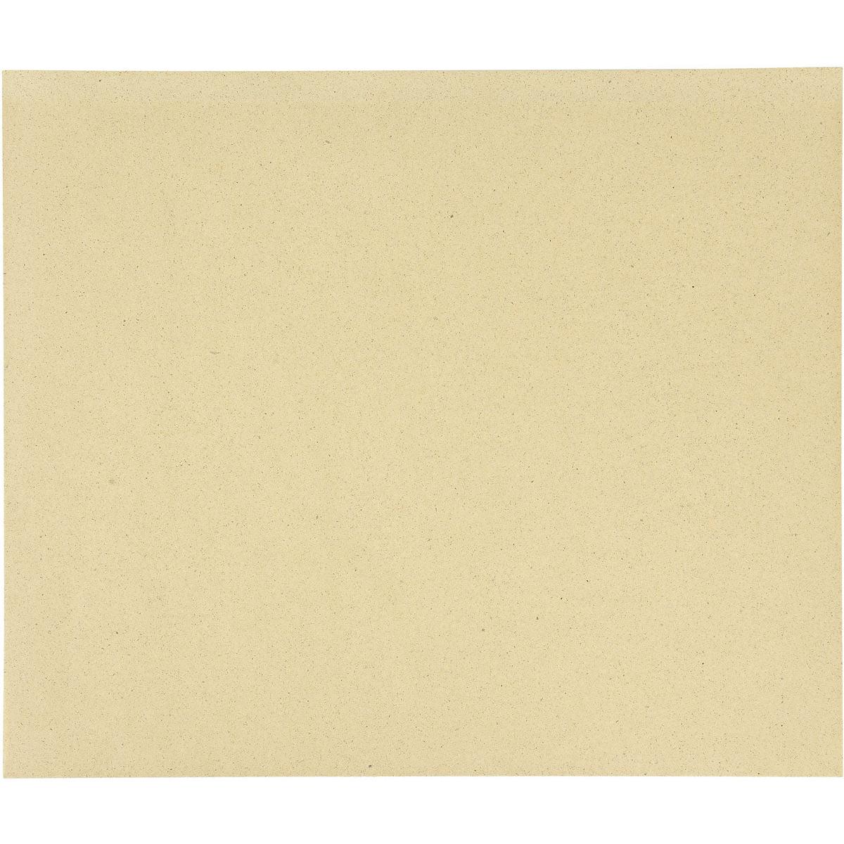 Das Duni GmbH Gras-Einwickelpapier Bloom Large (462x390 mm) ist ein unifarbenes, hellbeiges Graspapier mit einer leicht rauen Struktur - ideal für umweltfreundliche Verpackungen; erhältlich in Packungen zu 1000 Blatt.