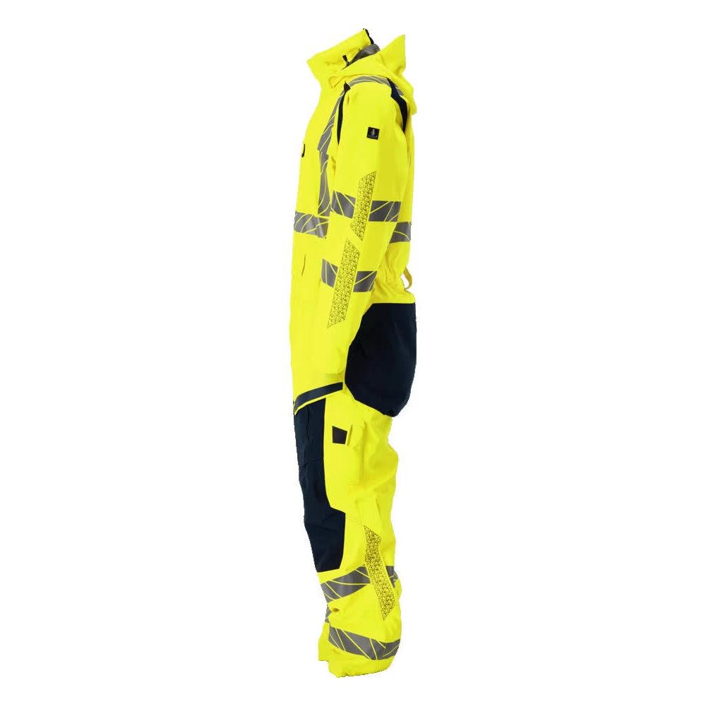 Vinteroverall CLIMASCOT®, lätt vinterkombination, hi-vis gul/svart-blå