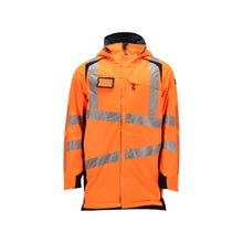 Parkas CLIMASCOT® foder, lätt parkas, hi-vis orange/svart-blå