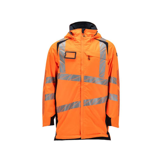 Parkas CLIMASCOT® foder, lätt parkas, hi-vis orange/svart-blå