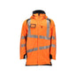 Parkas CLIMASCOT® foder, lätt parkas, hi-vis orange/svart-blå