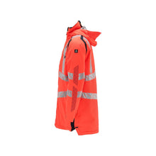 Parka CLIMASCOT®-foder, lätt parkas, Hi-vis röd/svart-blå