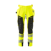 Byxor med hängfickor, ULTIMATE STRETCH byxor, hi-vis gul/svart