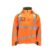 Vinterjacka CLIMASCOT®, lätt vinterjacka, hi-vis orange/mossgrön